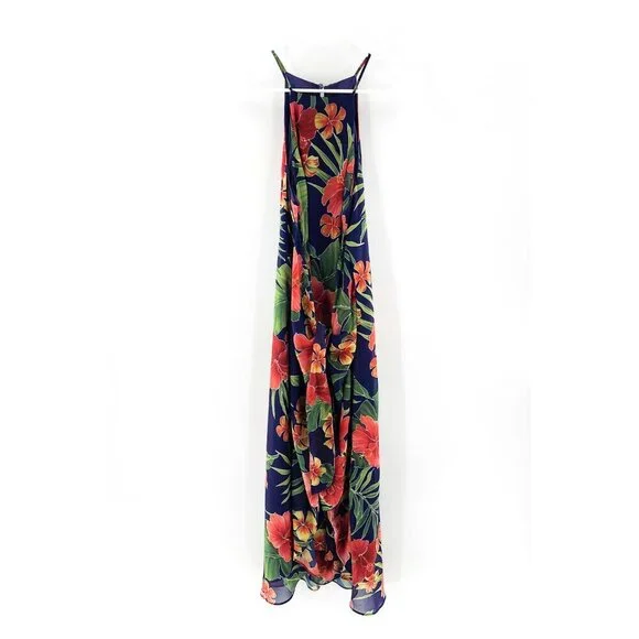 Floral Halter Neck Dress - Picture 4 of 7